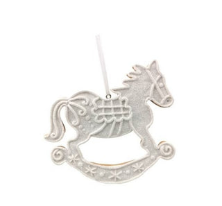 White Rocking Horse
Ornament