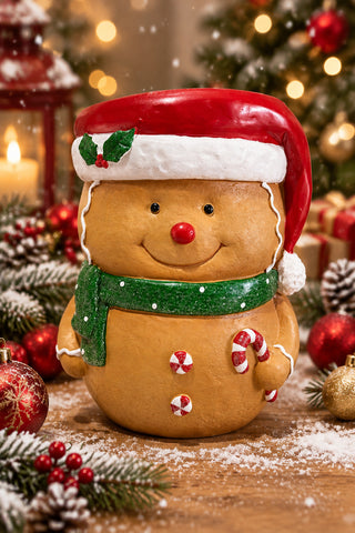 Gingerbread Stool Santa Hat