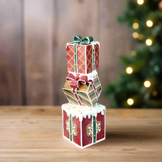 Gingerbread Gift Tower