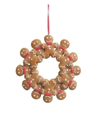 Ornament Gingerbread Wreath