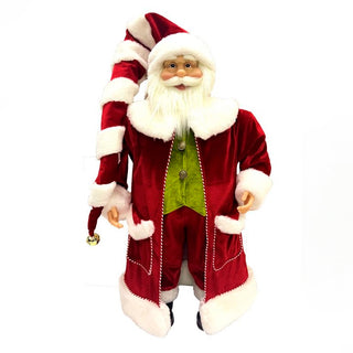 Traditional nostalgic Santa Claus decoration