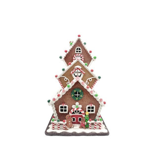 Gingerbread Cookie 3-Layered LED House