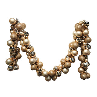 Christmas Bauble Garland - 1.8m CHAMPAGNE GOLD