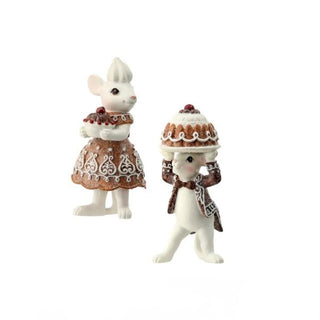 Christmas mice with cakes