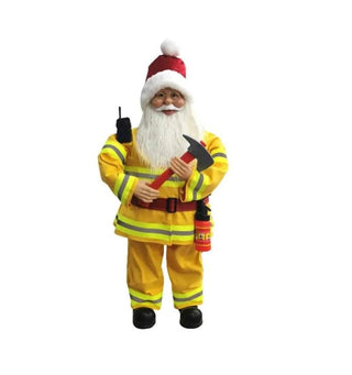Fireman Santa 90cm