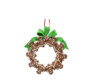 Ornament Gingerbread Wreath Ribbon