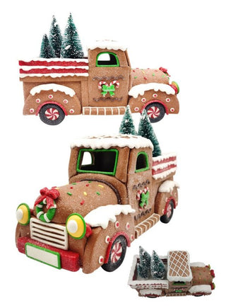 Gingerbread Christmas Ute LED