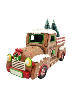 Gingerbread Christmas Ute LED