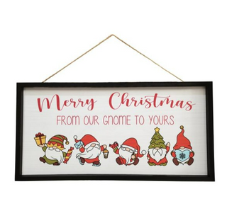 Wooden Sign Gnomes