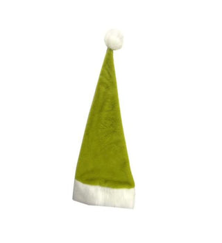 Green Velvet Santa Hat