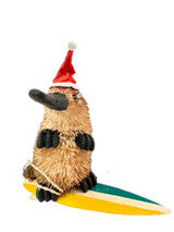 Christmas Ornament - Surfing Platypus 7-9cm