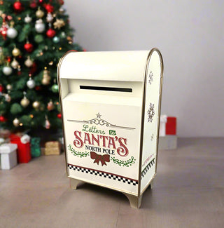 Metal Santa Letter Box Large 62cm