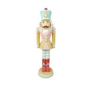 Polyresin Pastel Nutcracker | Online Christmas Shop | Rudolph & Co
