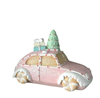 Pink Pastel Volkswagen Beetle Decor LED