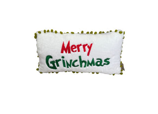 White Green Character Pillows