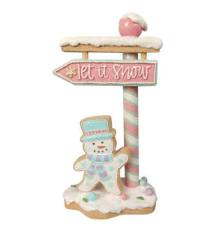 Pastel Let it Snow decor
