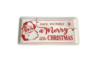 Merry Christmas Serving Plate